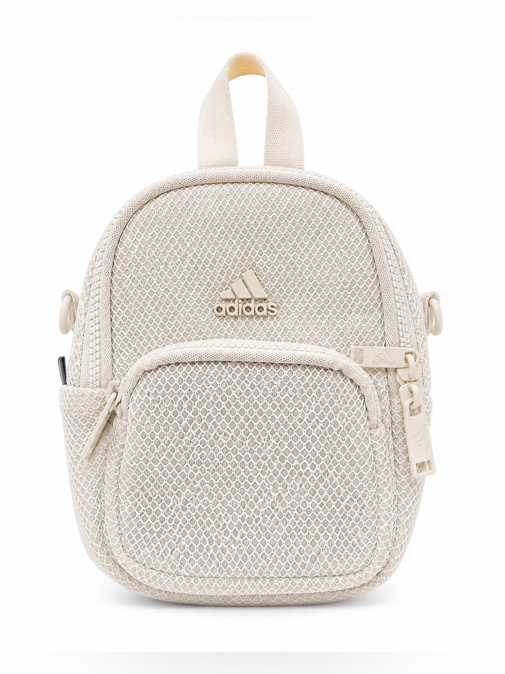 adidas Cream Mesh Mini Backpack